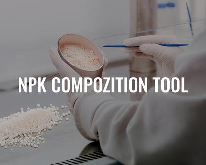 NPK Composition Tool for our Clients